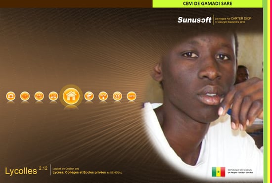 Interface du chef d'établissement