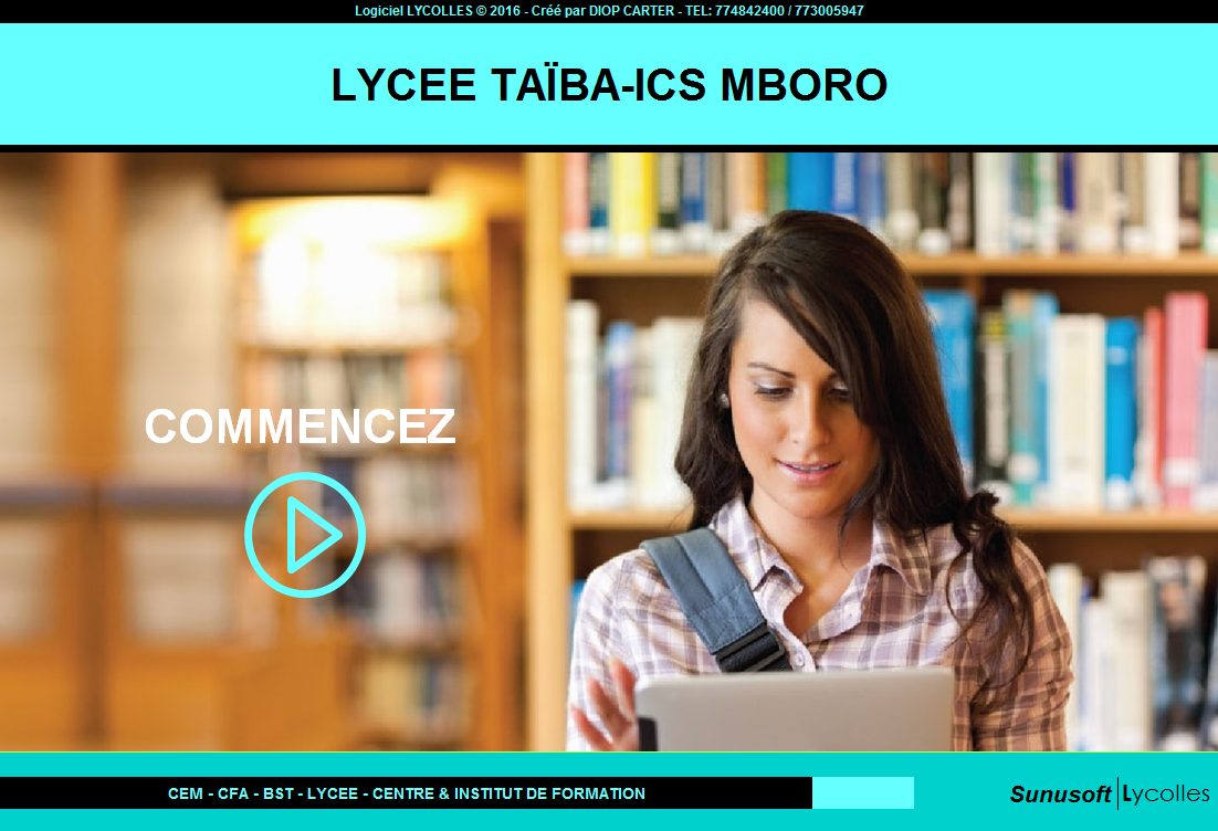 Logiciel de Gestion Scolaire LYCOLLES